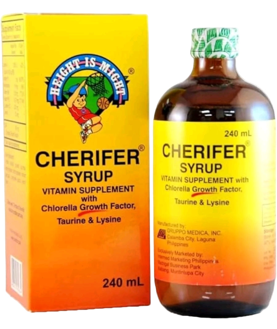 CHERIFER Syrup with Taurine & CGF 240ml (For 7yrs-12yrs Old)