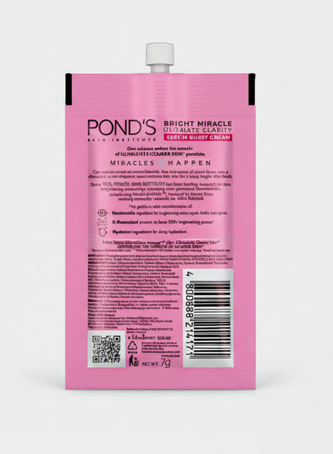 POND'S Bright Miracle SERUM Burst Cream NIASOCINOL DEEP REPAIR 7g (Travel Size Sachet)