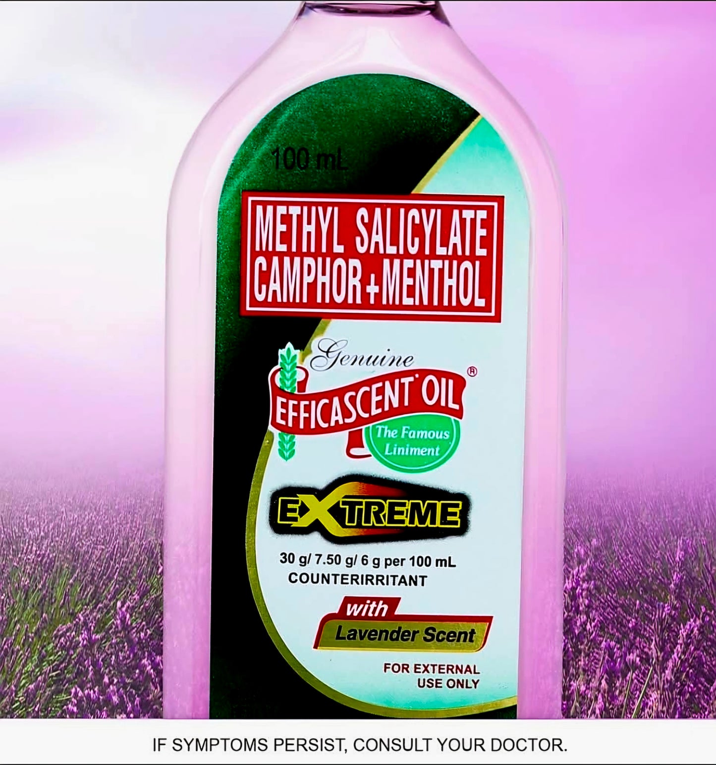 Efficascent Oil EXTREME with Lavender Scent 100ml