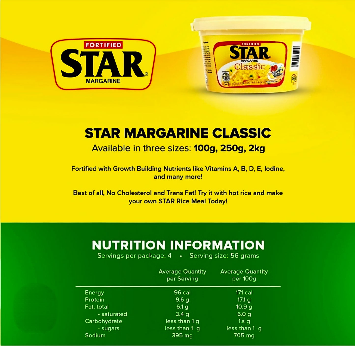 Star MARGARINE Classic 250g