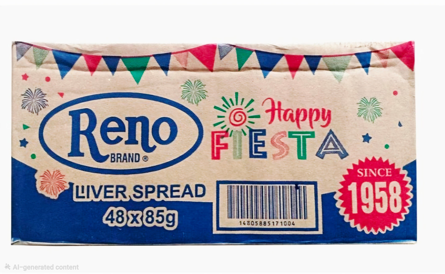 RENO Liver Spread 85g×48pieces (FULL BOX 5kgs) BULK BUY
