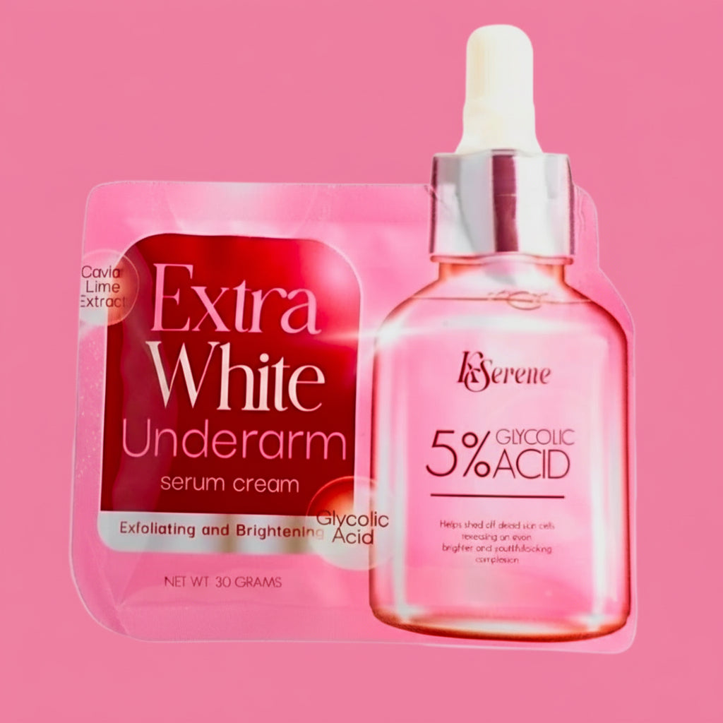 KSerene Extra White Underarm Serum Cream 5% Glycolic Acid 30g (Sensitive Skin)