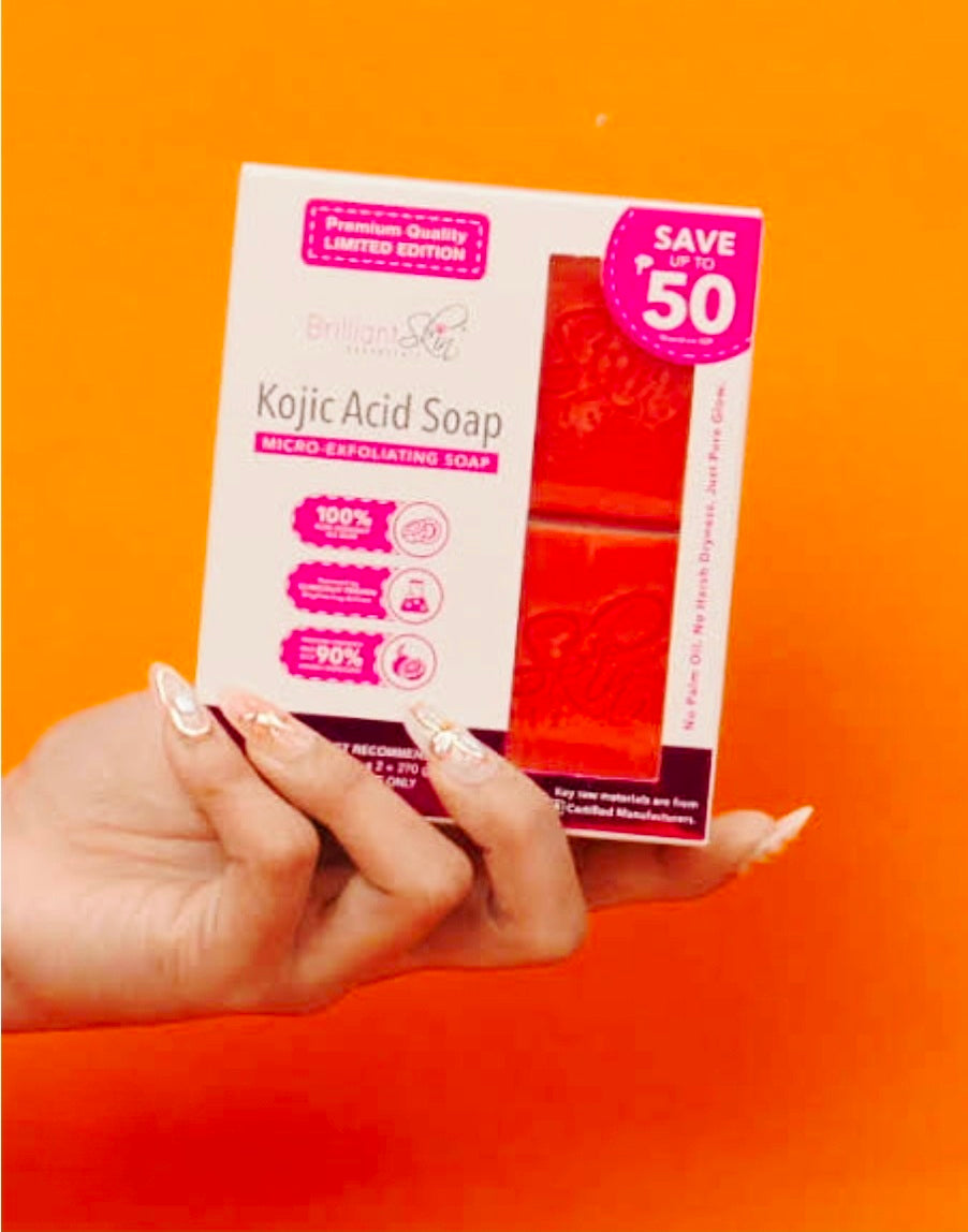 Brilliant Skin KOJIC ACID SOAP Twin-Pack 135g×2-pcs (LIMITED EDITION)