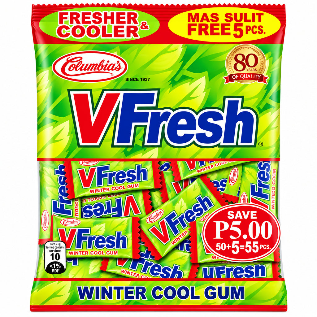COLUMBIA V-FRESH WINTER COOL GUM 50-PCS (13/01/28)