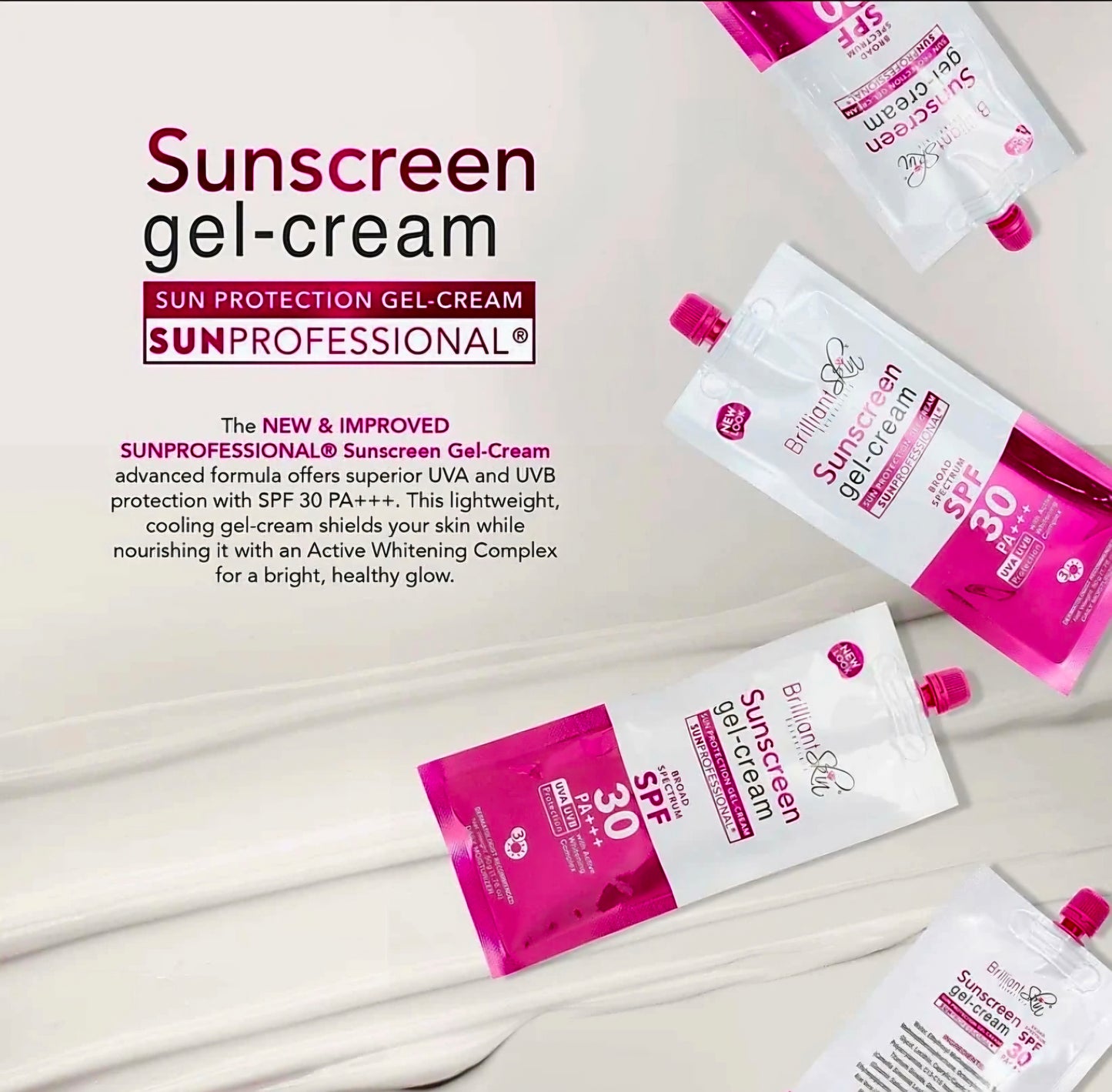BRILLIANT SKIN SUNSCREEN GEL-CREAM SPF30 50G