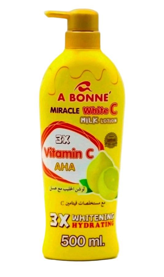 A BONNE' Miracle White C Milk Lotion 3X VITA-C AHA 500ml