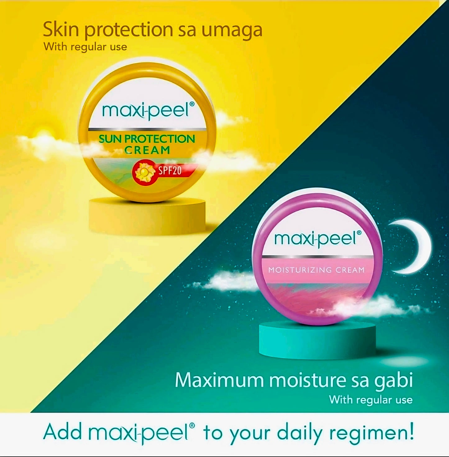 Maxi-Peel MOISTURIZING CREAM 25g (Travel Size)