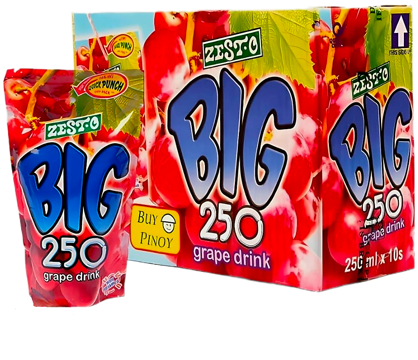 ZEST.O BIG 250 GRAPE JUICE DRINK 250ML (PIECE)