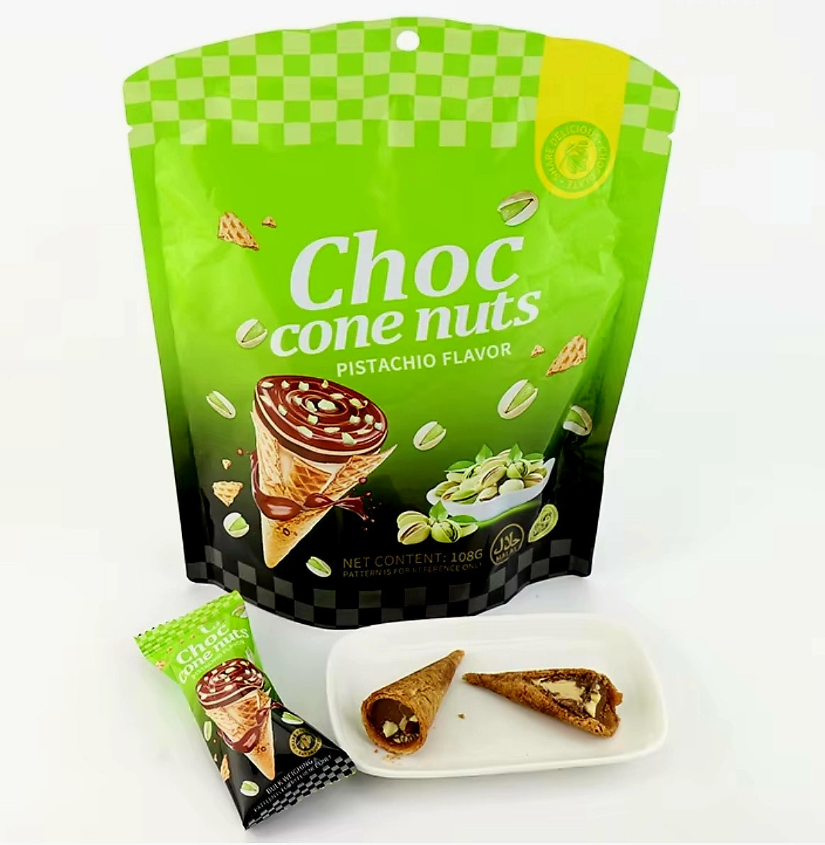 Coco Choc Cone Nuts PISTACHIO 108g