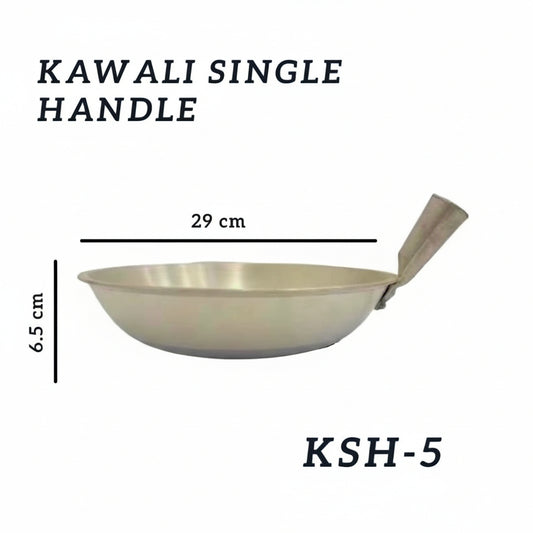 Aluminum SINGLE HANDLE KAWALI Size #5 (29cm-wide)
