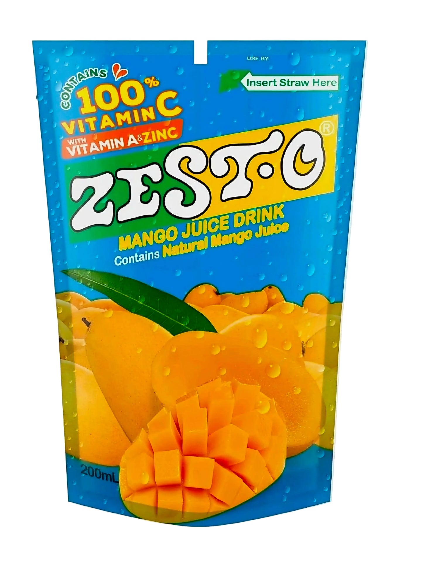 ZEST-O MANGO JUICE DRINK 200ML×10-PCS (BOX)