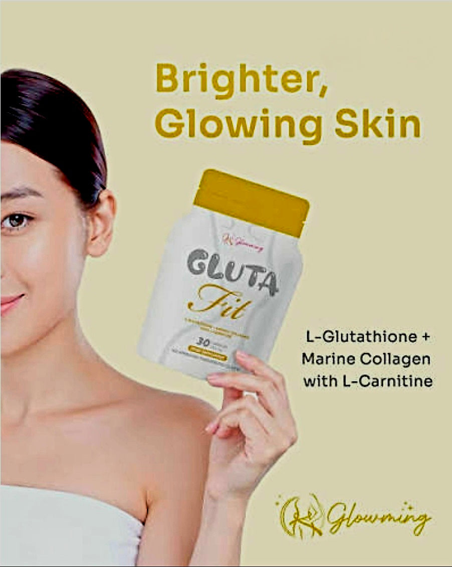 Glowming GLUTA FIT Capsules by CC GLAM & BEAUTY 1000mg x 30-capsules