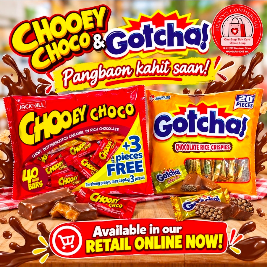 GOTCHA CHOCOLATE RICE CRISPIES 20-PCS PACK