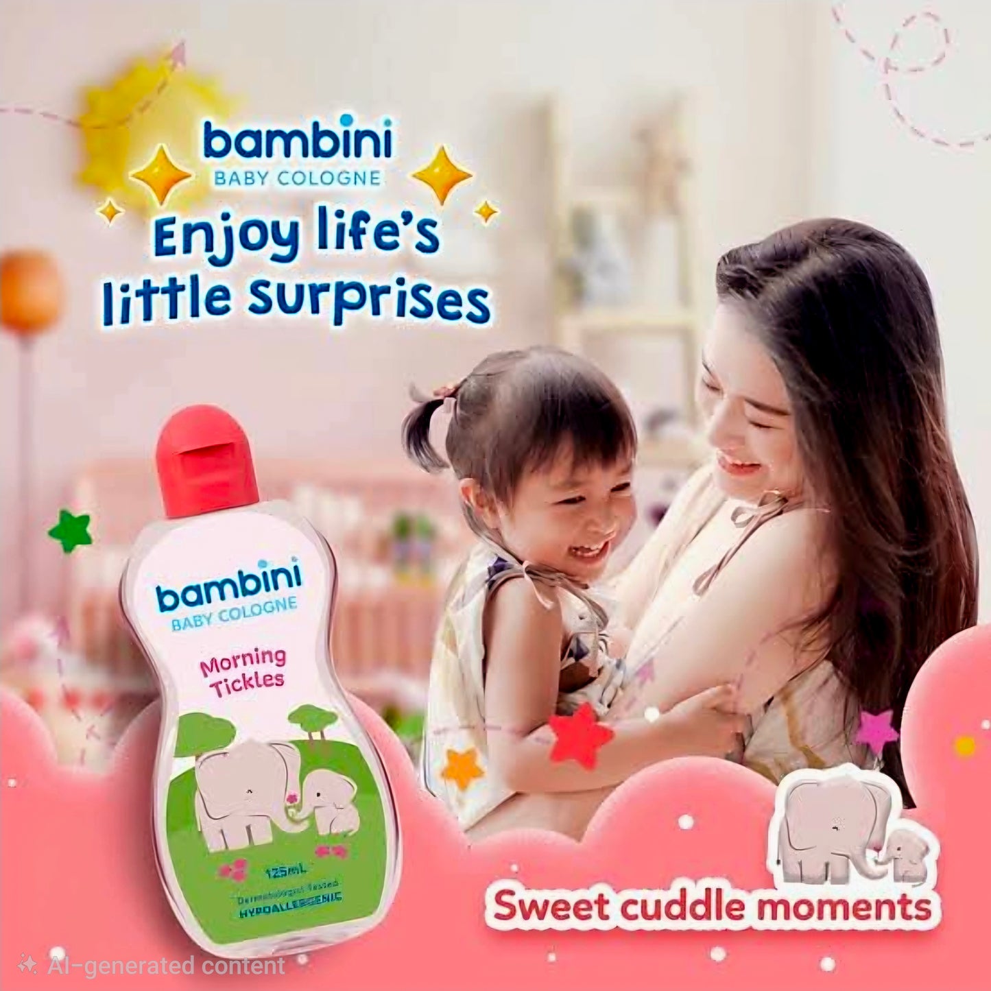 BAMBINI "MORNING TICKLES" BABY COLOGNE 125ML