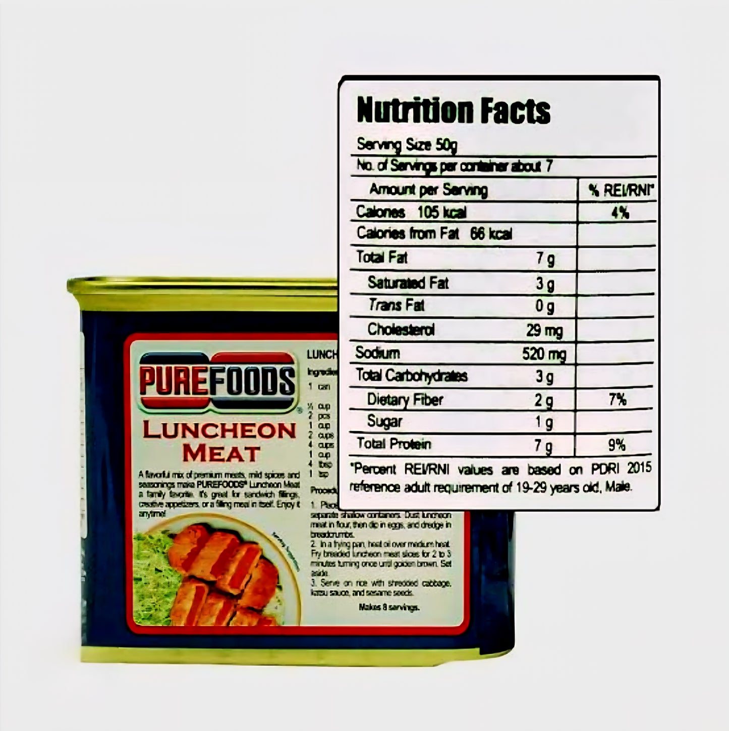 Purefoods LUNCHEON MEAT SQUARE 340g
