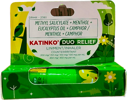 KATINKO CLASSIC DUO-RELIEF LINIMENT + INHALER IN ONE