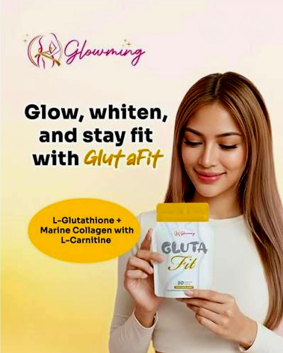 Glowming GLUTA FIT Capsules by CC GLAM & BEAUTY 1000mg x 30-capsules