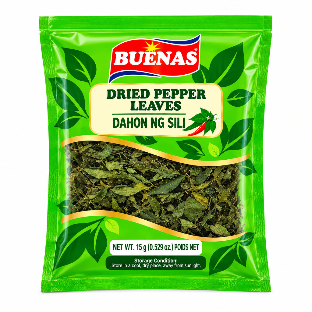 BUENAS DRIED PEPPER LEAVES / DAHON NG SILI 15g (24/07/27)