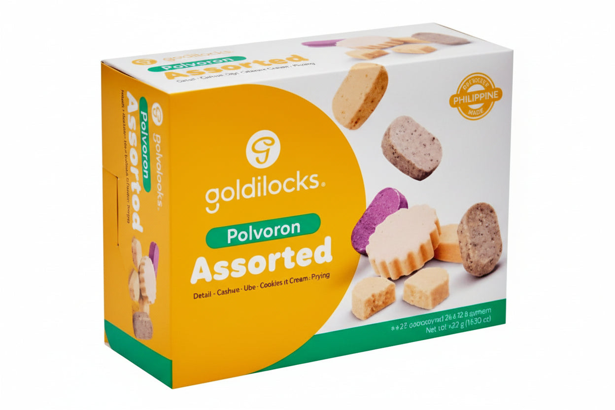 Goldilocks ASSORTED POLVORON 30-piece 462g SHARE PACK