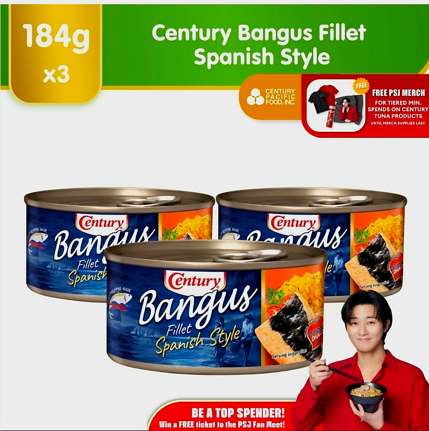 Century BANGUS FILLET Spanish Style 184g