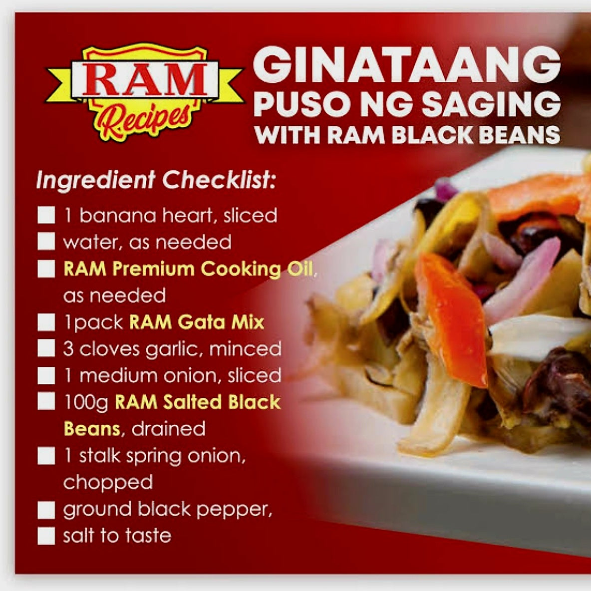 RAM Gata Mix Powder 45g SULIT PACK