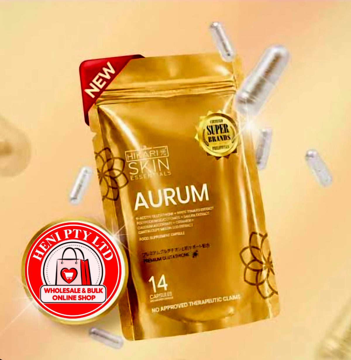 HIKARI AURUM ON-THE-GO TRIAL PACK POUCH 14-CAPSULES