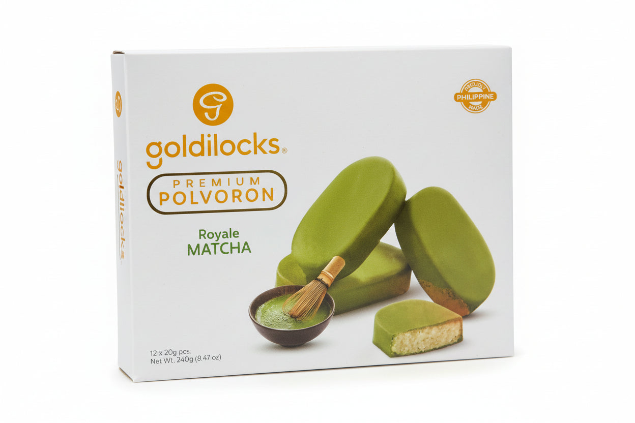 Goldilocks PREMIUM POLVORON ROYALE MATCHA 20g×12pcs