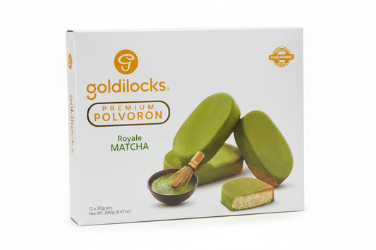 Goldilocks PREMIUM POLVORON ROYALE MATCHA 20g×12pcs