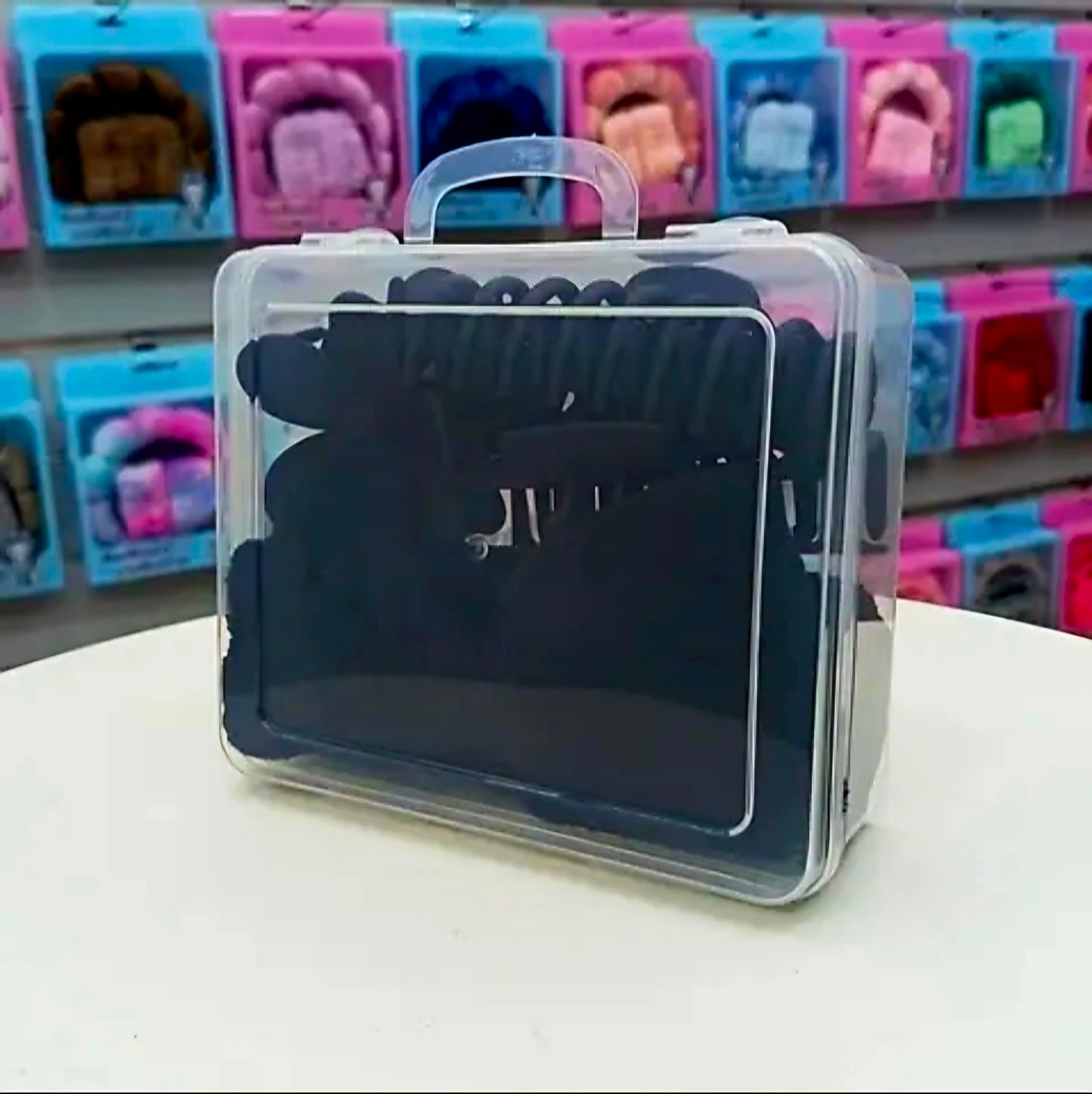 Complete Facial SPA ACCESSORIES SET in PP Packing Organizer (PURE BLACK)