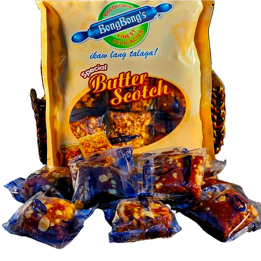 Bongbong's BUTTERSCOTCH 9-pieces 200g