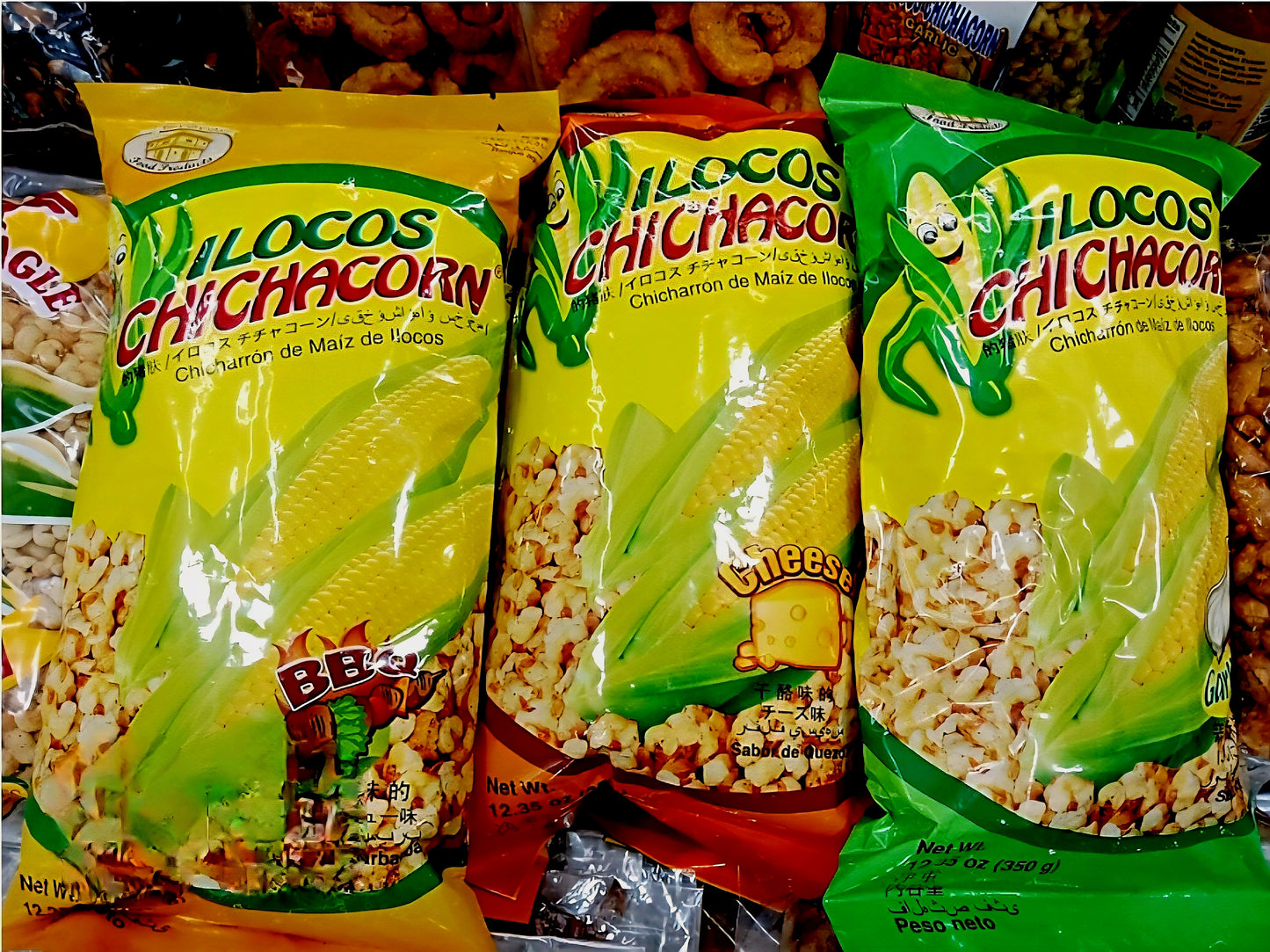 Ilocos Chichacorn BARBEQUE 350g LARGE PACK