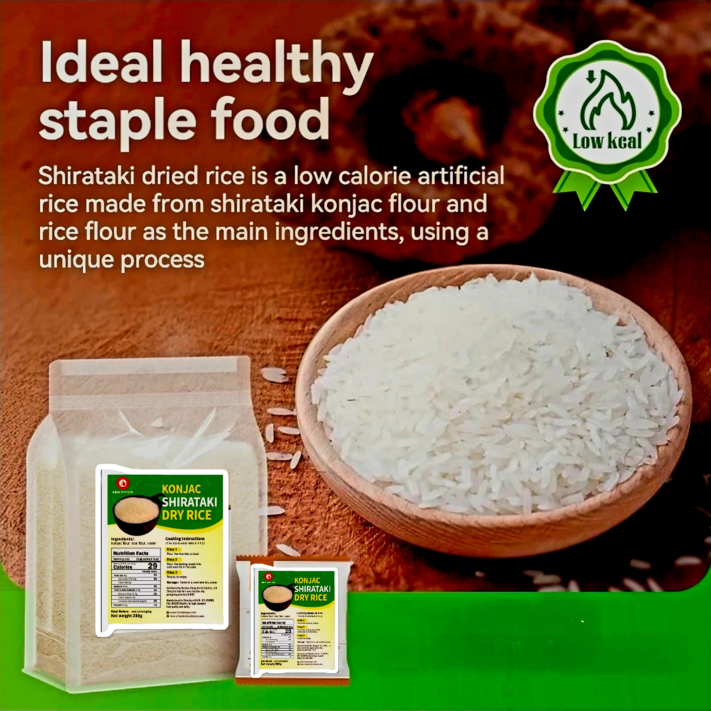 KetoSlim KONJAC SHIRATAKI DRY RICE 200g