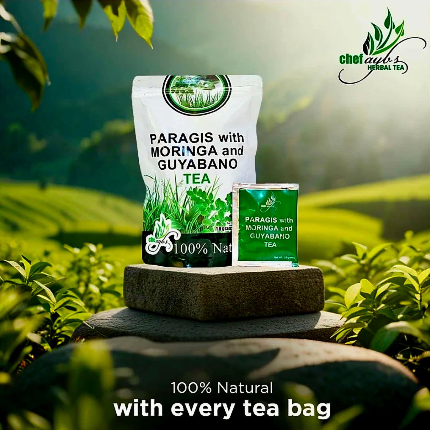 Chef Aybs PARAGIS with MORINGA & GUYABANO TEA 1.8g×20 Teabags