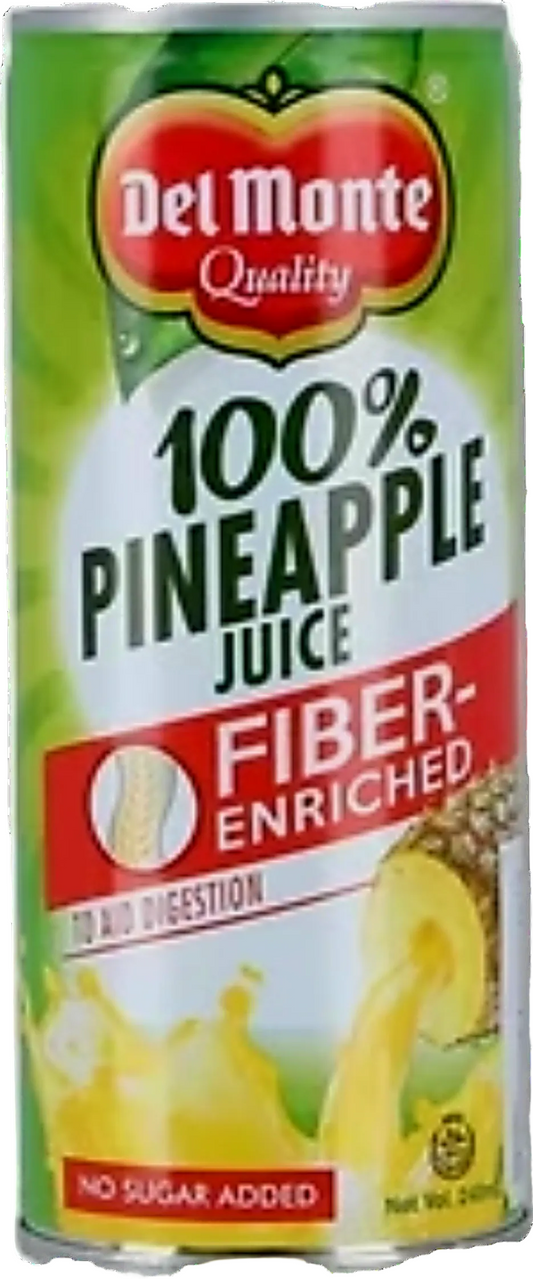 DEL MONTE FIBER-ENRICHED PINEAPPLE JUICE 220ML