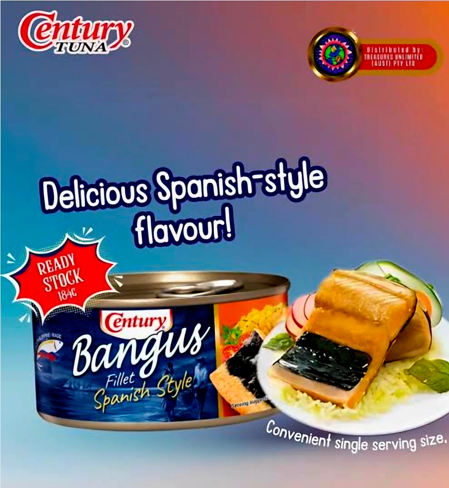 Century BANGUS FILLET Spanish Style 184g