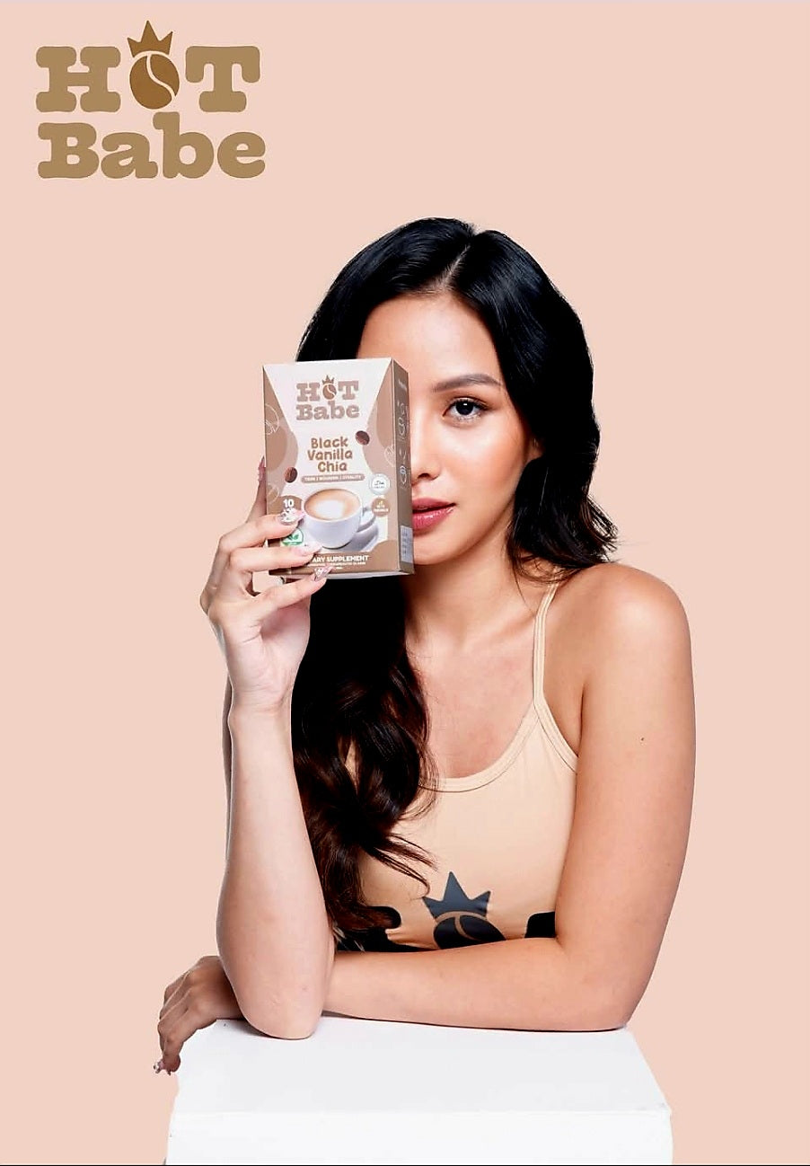 Hot Babe BLACK VANILLA CHIA 18g×10sachets
