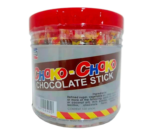 CHOKO-CHOKO CHOCOLATE STICK 100-PCS JAR