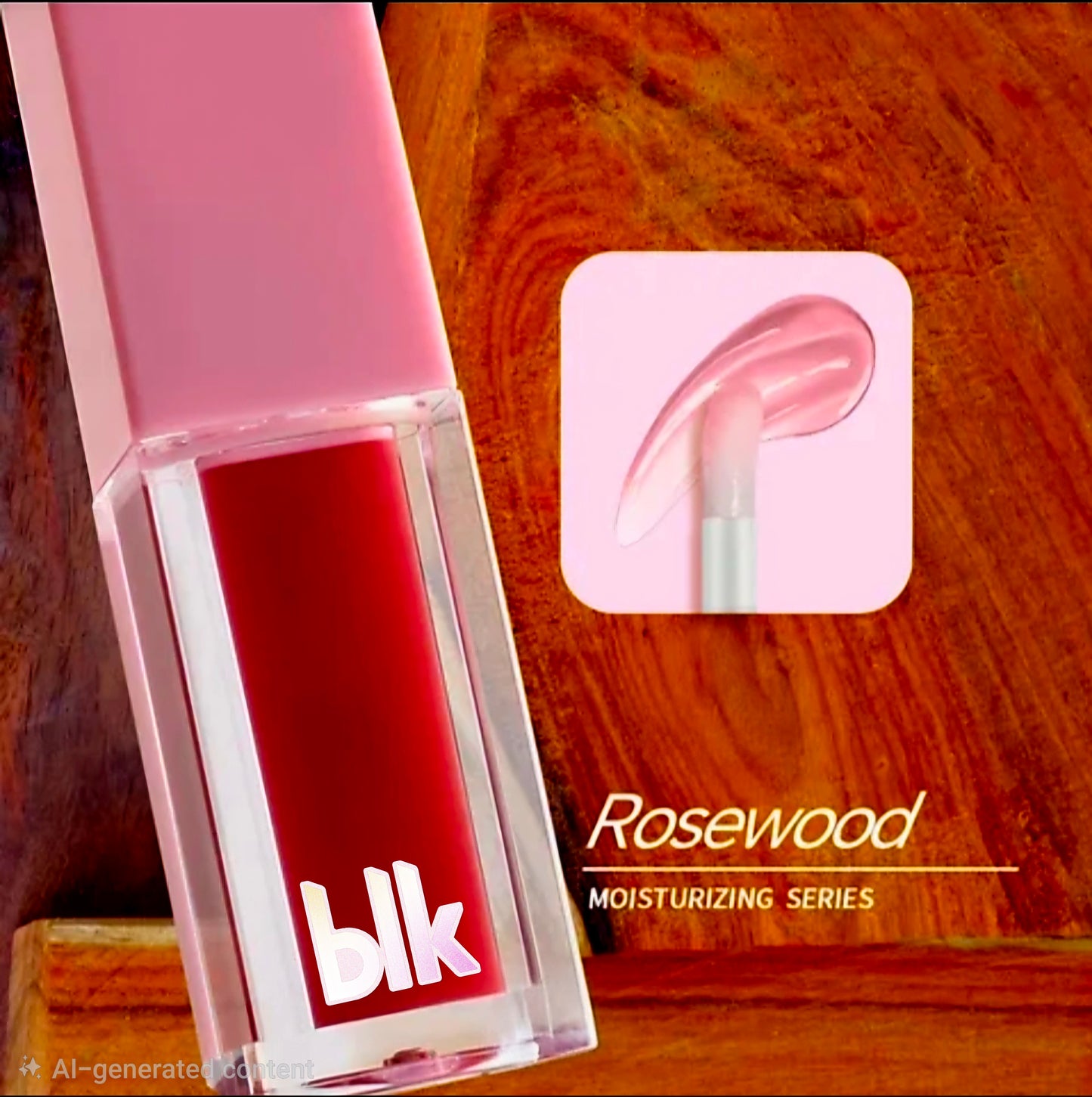 BLK Organic Vegan Plumping & Moisturizing Lip Oil Tint Glow FRUIT COLORS 10ml