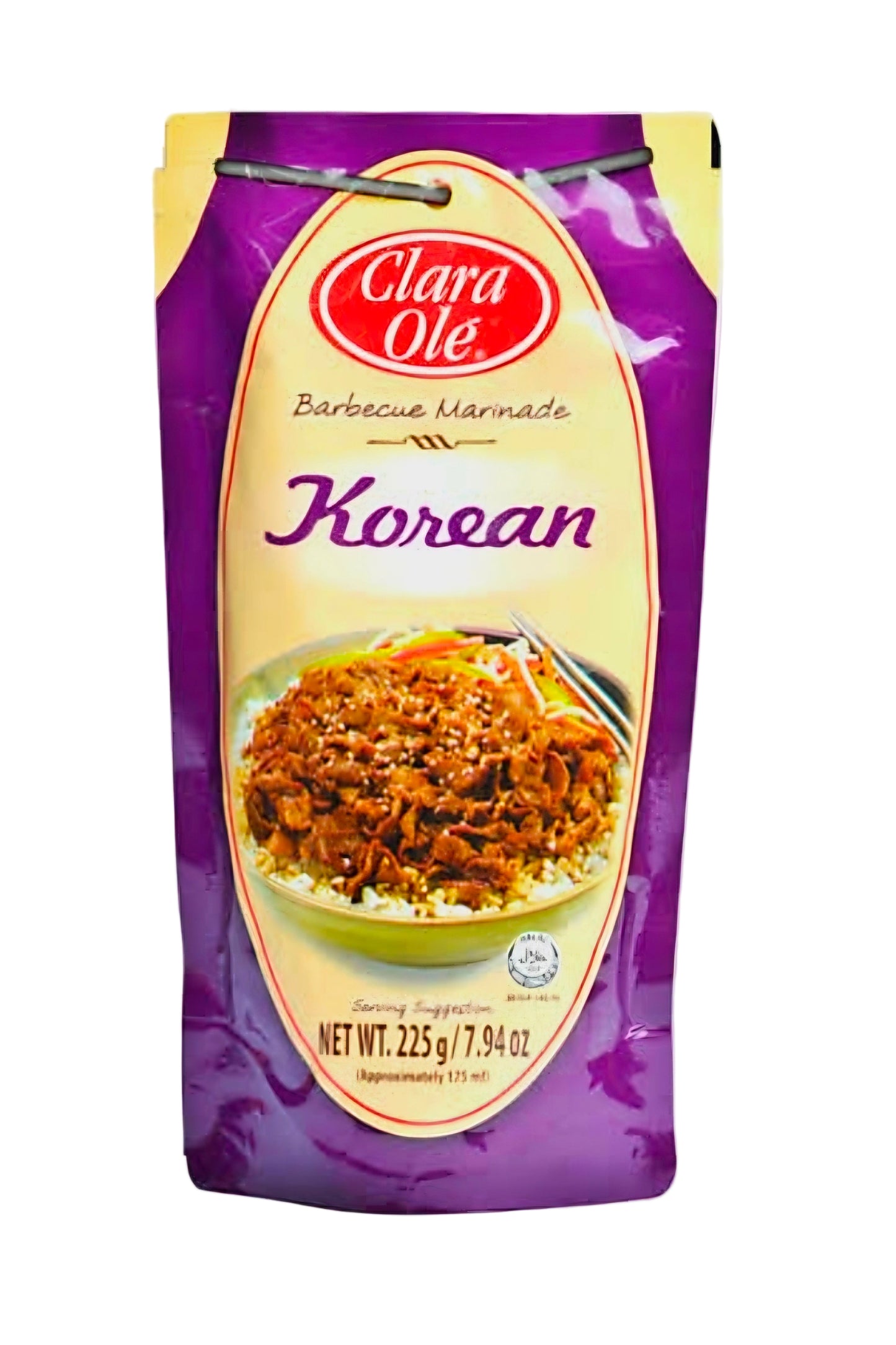 Clara Olè KOREAN BARBEQUE MARINADE 225g Doy Pack