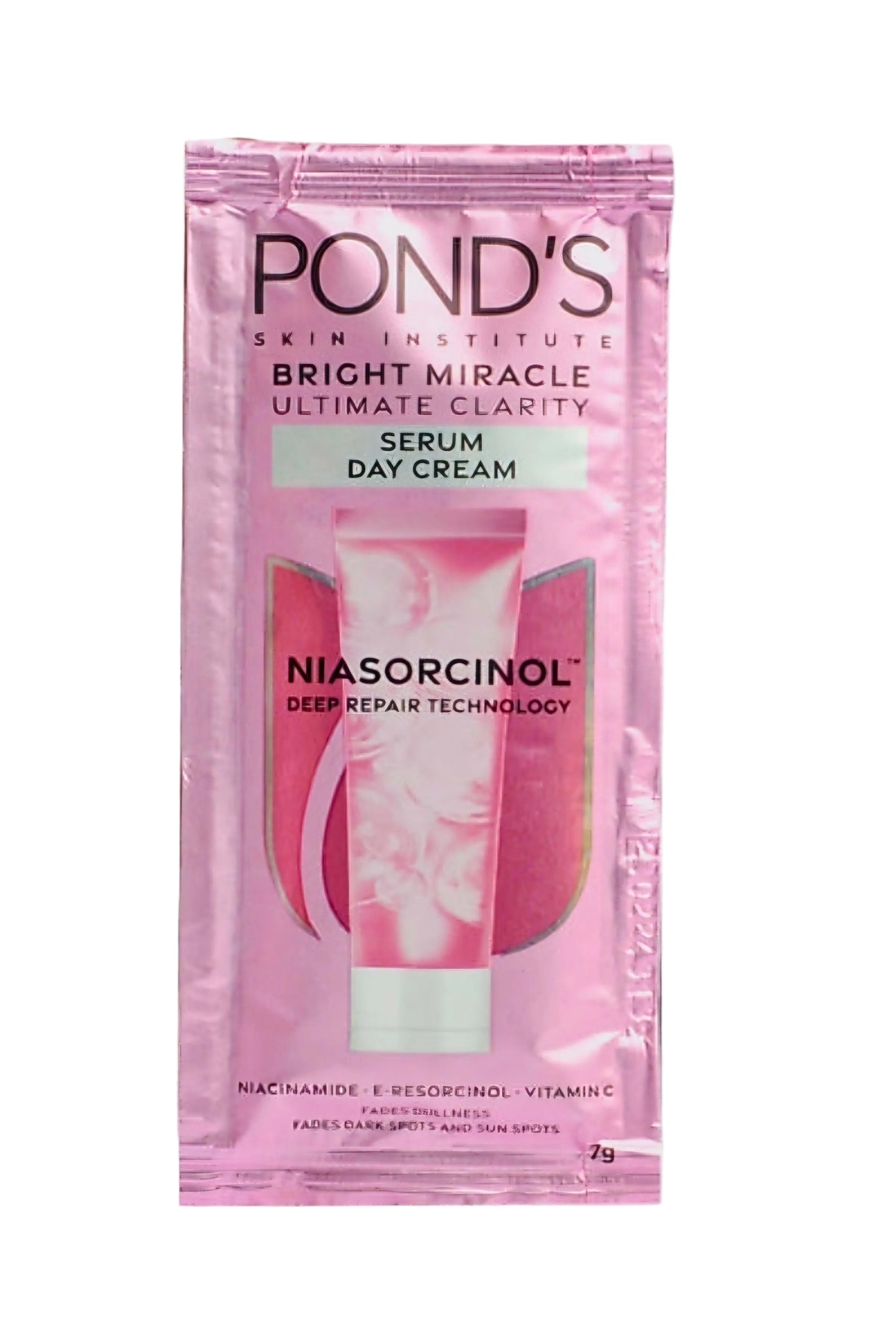 POND'S Bright Miracle Serum Day Cream NIASORCINOL DEEP REPAIR 7g (Travel Size Sachet)