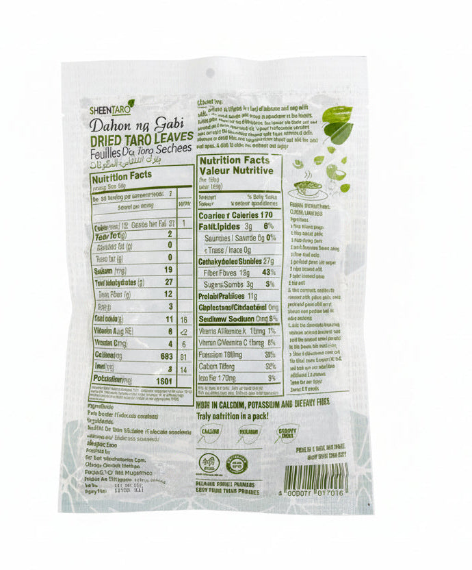 SHEENTARO Dried Taro Leaves 100g PESTICIDE-FREE (26/11/26)