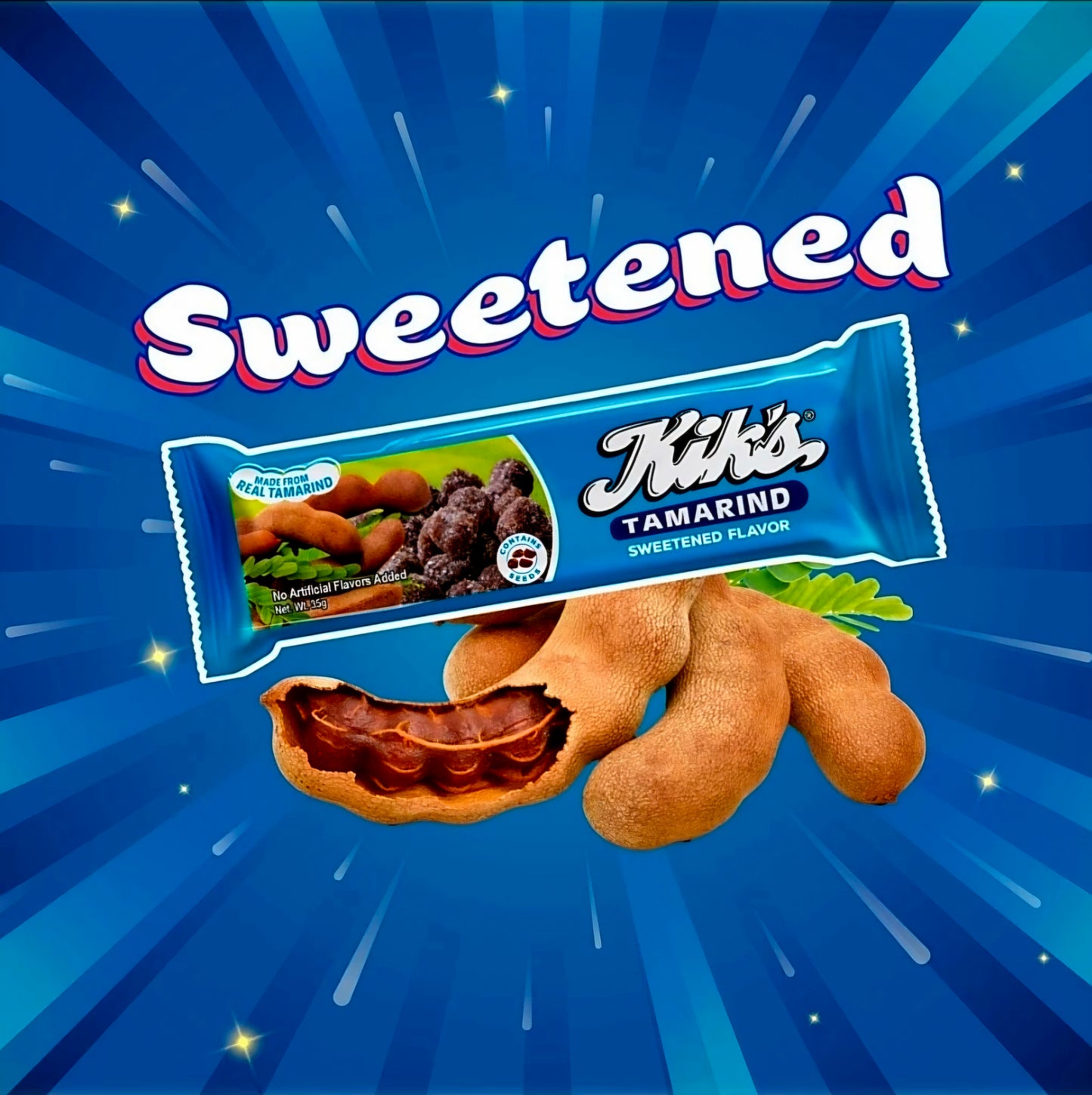 KIK'S SWEETENED TAMARIND CANDY 35G