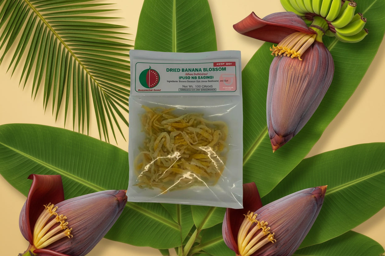 WATERMELON BRAND DRIED BANANA BLOSSOM 100G