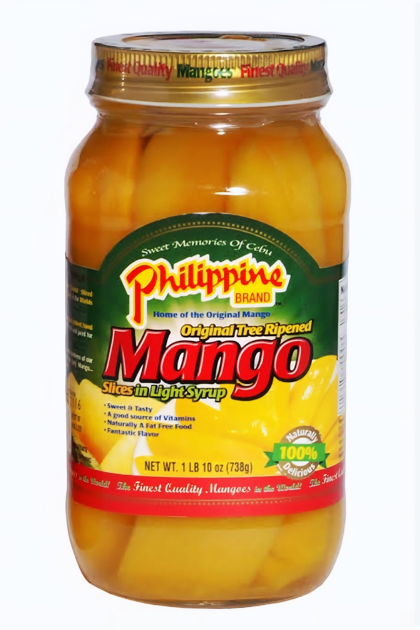 ‼️CLEARANCE‼️Philippines Brand Original Tree Ripened MANGO SLICES in Light Syrup 738g (BIG JAR) BBD: DEC.2025