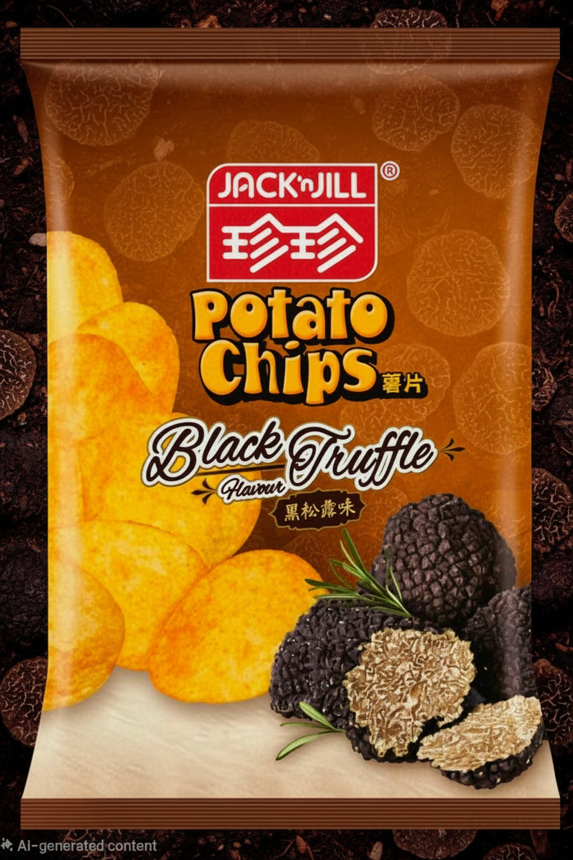 JACK&JILL POTATO CHIPS BLACK TRUFFLE 120G (25/04/27)