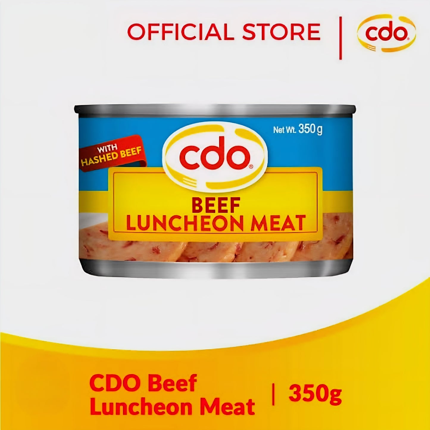 CDO Beef Luncheon Meat 350g FLAT TIN