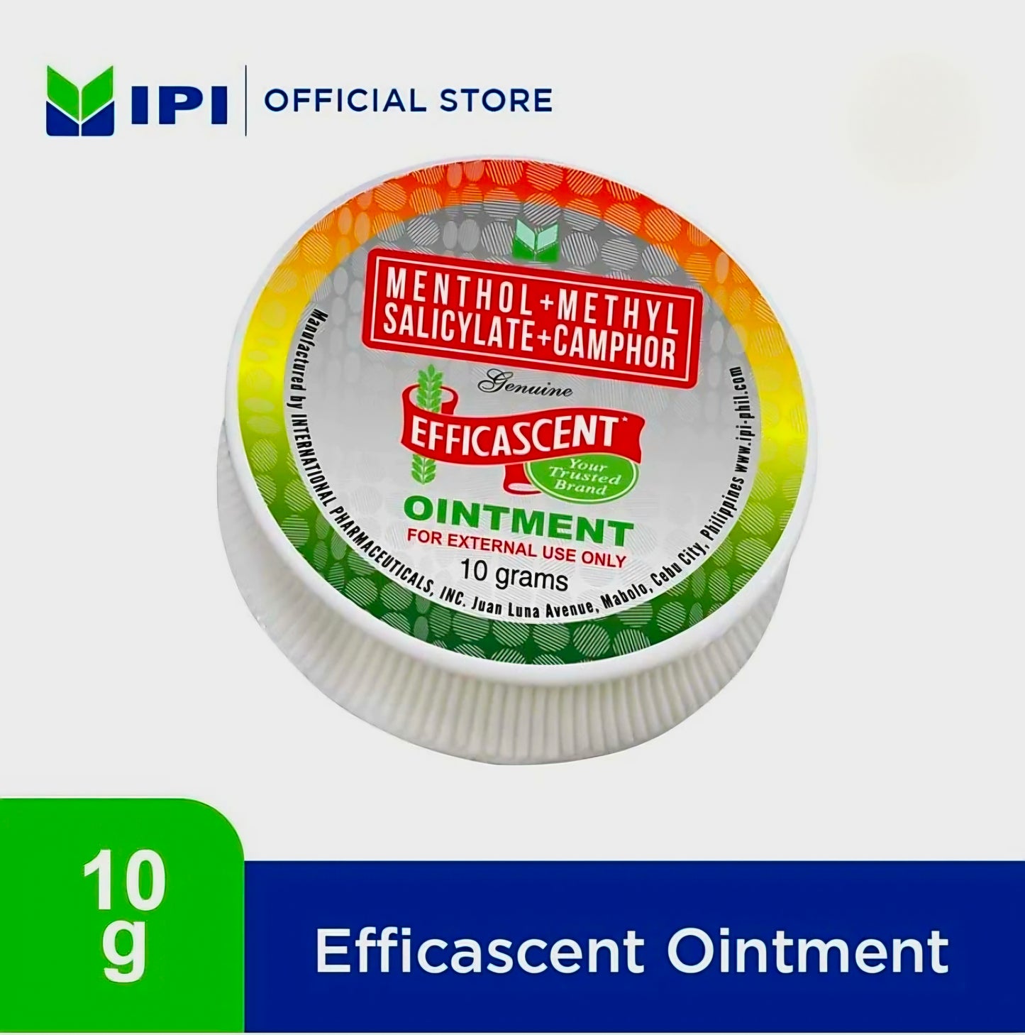 EFFICASCENT Ointment 10g (TRAVEL SIZE)