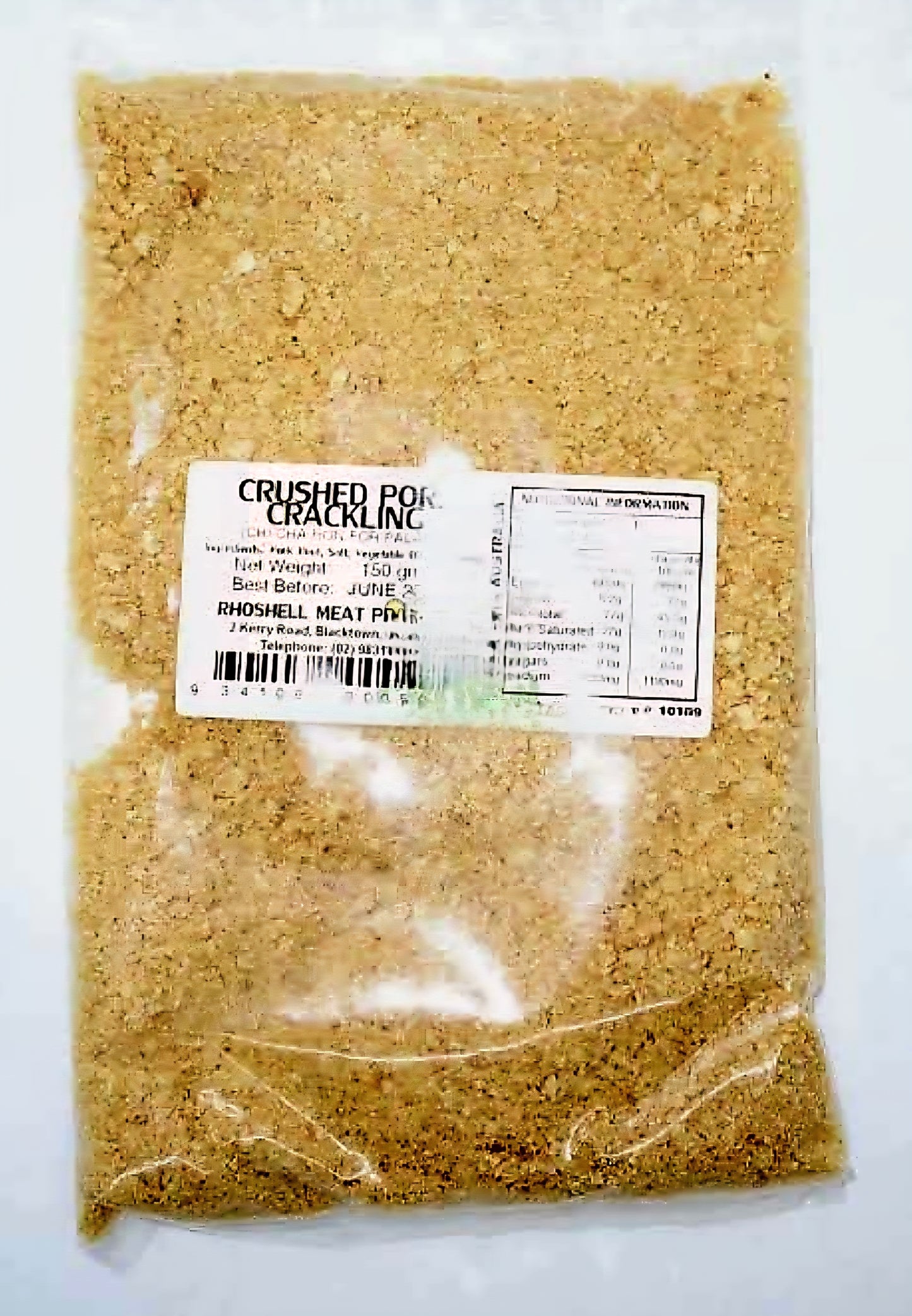 Rhoshelle CRUSHED CHICHARON (Crushed Pork Crackling) 100g (PALABOK TOPPINGS)