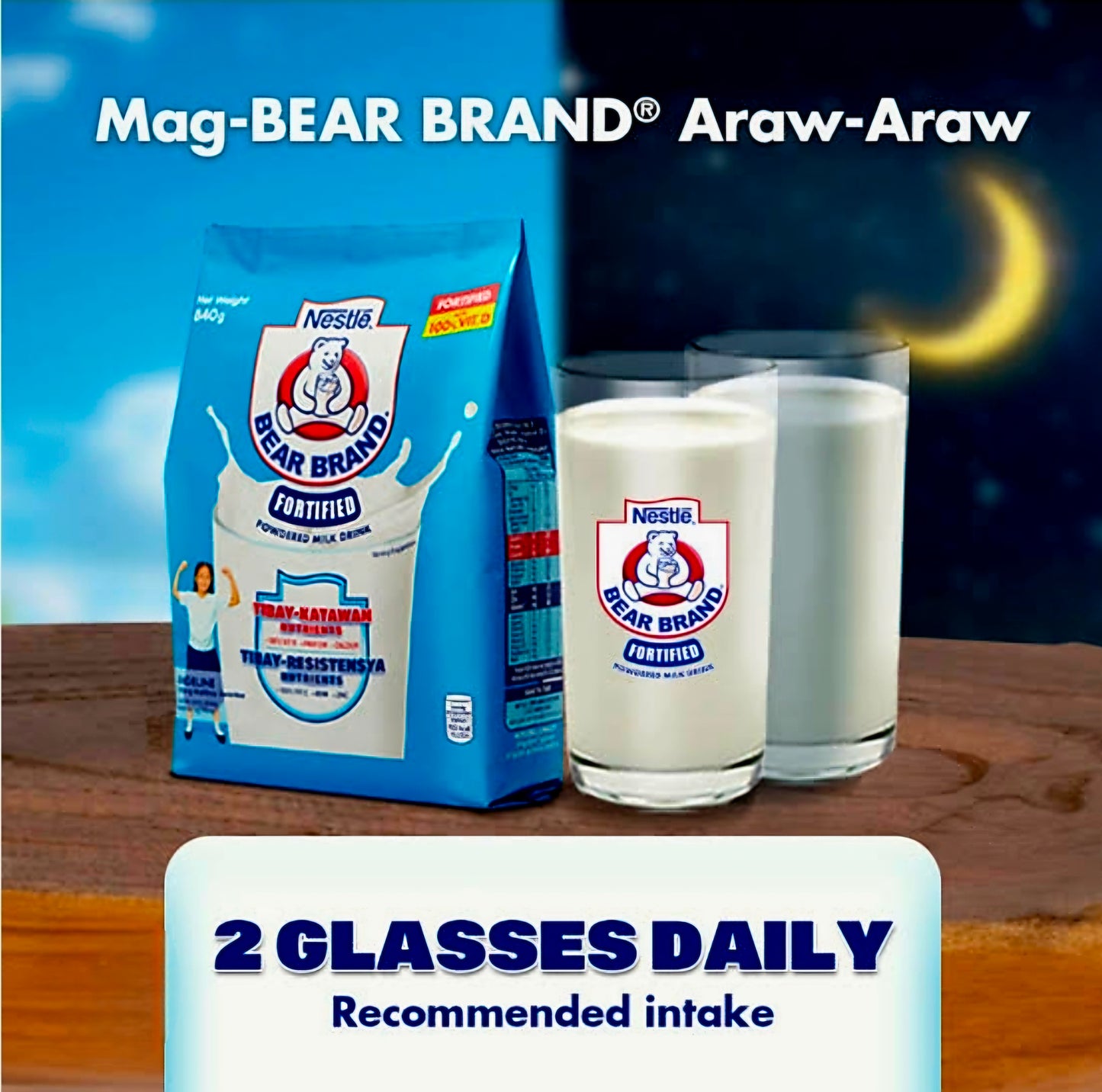 Nestle BEAR BRAND Powdered Milk 840g