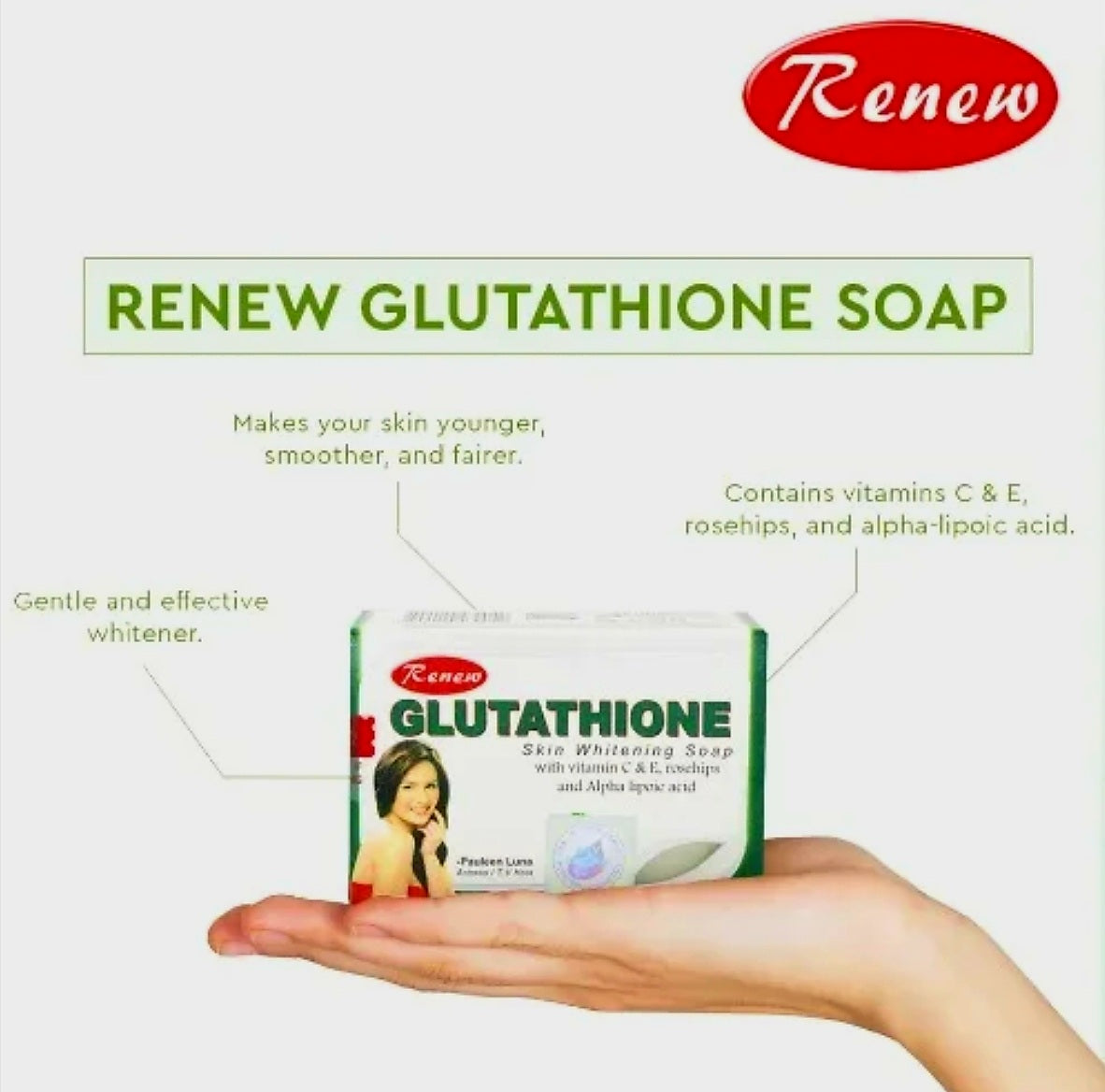 RENEW Glutathione Skin Whitening Soap 135g